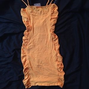 Mustard mini dress s